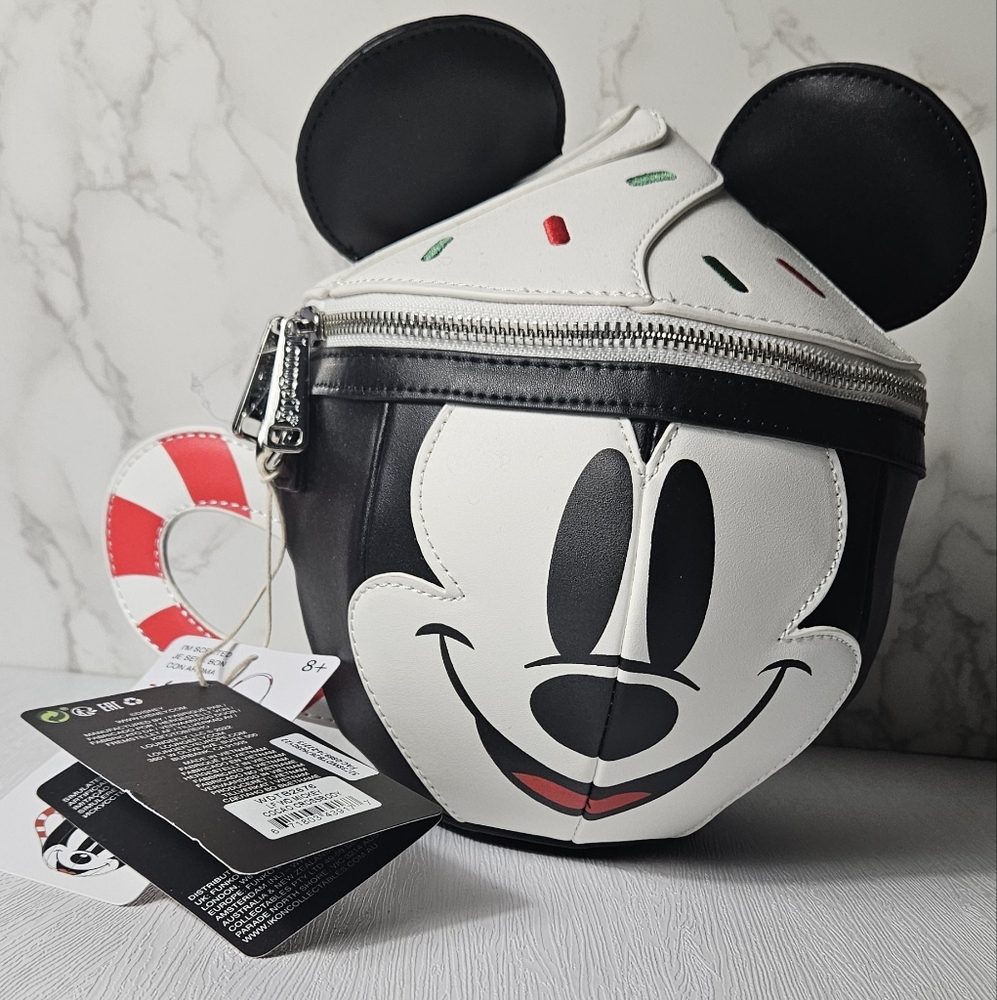 Loungefly Mickey Mouse Cocoa Cup Shaped Crossbody